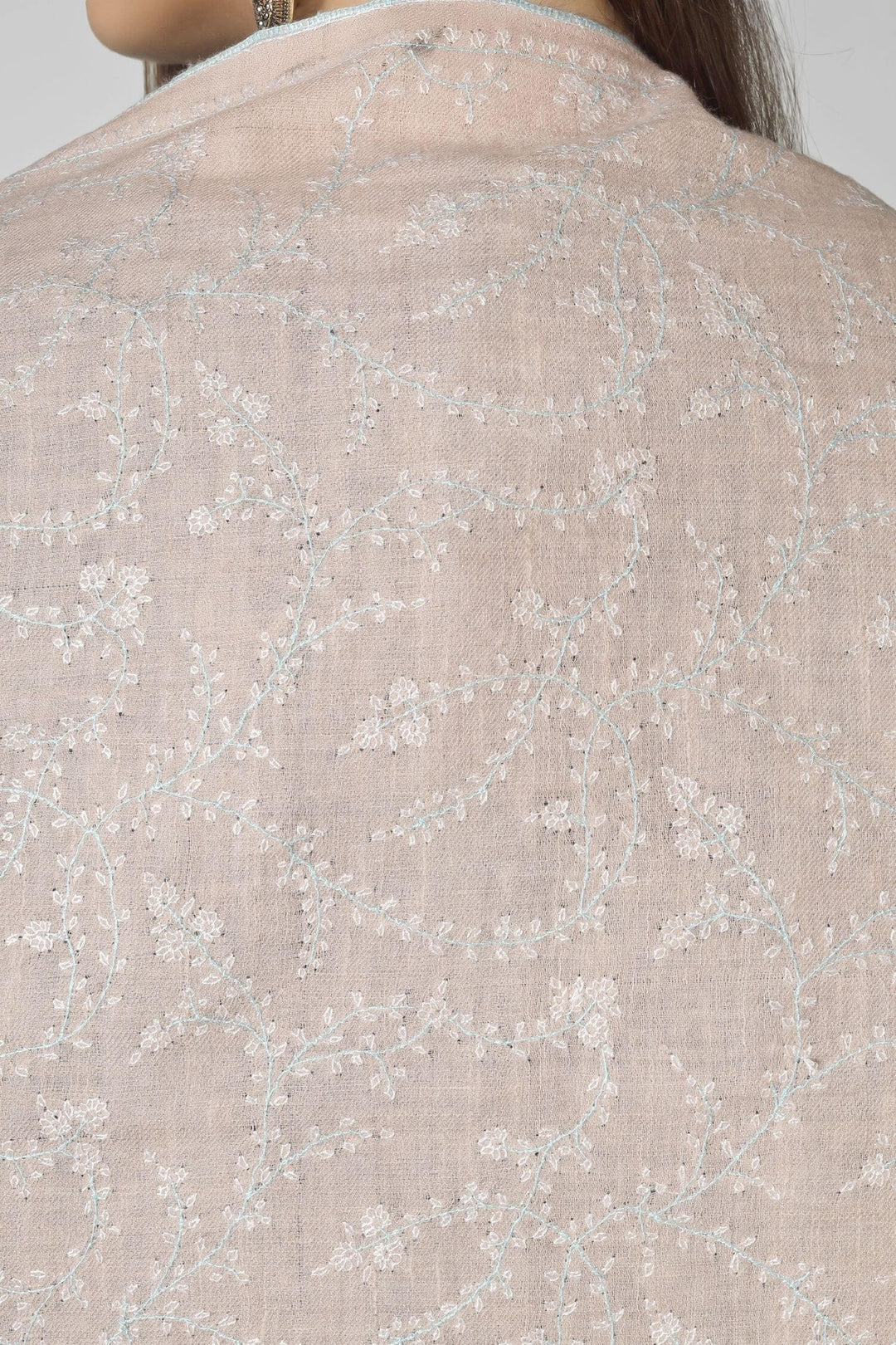 Blush Pink Arisha pashmina Jaldaar Shawl