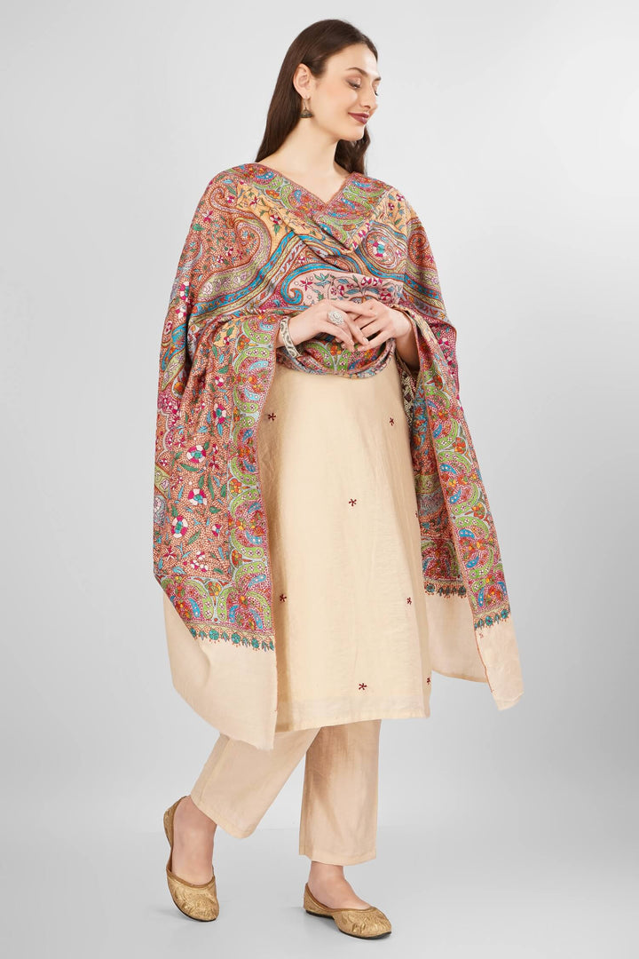 "Pure Pashmina Shawls Online | Handcrafted Kashmiri Kani Wraps | Luxurious Heritage Weaves from Kashmir, India"
