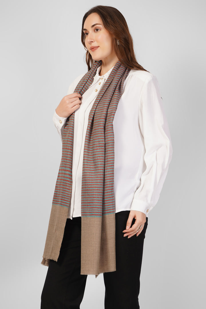Classic Striped Pashmina Stoles Online – Handwoven Minimalist Luxury
Bring understated sophistication to your wardrobe with this artisan pashmina stole, handloomed in Kashmir from ultra-soft, pure pashmina wool
    
      | pashmina shawls online | authentic Kashmiri pashmina shawl online | pure pashmina shawl online | original GI certified pashmina shawl online | luxury men's pashmina shawl online from Kashmir | where to buy online pure pashmina in India
    
    | GI Tag Certified - Government-verified authentic Kashmiri Pashmina
    | G20 Official Partner - Selected by India for G20 Summit gifting
    | Handicraft Registered - Official recognition of traditional craftsmanship
    | Certificate of Authenticity - Every purchase includes GI certification