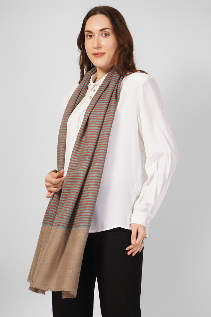 Classic Striped Pashmina Stoles Online – Handwoven Minimalist Luxury
Bring understated sophistication to your wardrobe with this artisan pashmina stole, handloomed in Kashmir from ultra-soft, pure pashmina wool
    
      | pashmina shawls online | authentic Kashmiri pashmina shawl online | pure pashmina shawl online | original GI certified pashmina shawl online | luxury men's pashmina shawl online from Kashmir | where to buy online pure pashmina in India
    
    | GI Tag Certified - Government-verified authentic Kashmiri Pashmina
    | G20 Official Partner - Selected by India for G20 Summit gifting
    | Handicraft Registered - Official recognition of traditional craftsmanship
    | Certificate of Authenticity - Every purchase includes GI certification