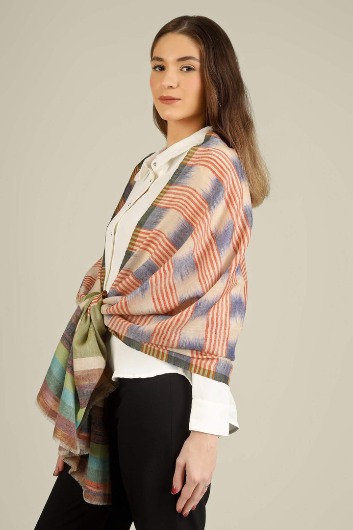 Spun from fine Kashmiri cashmere pashmina, this stole feels featherlight on the shoulders yet offers gentle warmth for travel, evenings out, and long workdays.
    
      | pashmina shawls online | authentic Kashmiri pashmina shawl online | pure pashmina shawl online | original GI certified pashmina shawl online | luxury men's pashmina shawl online from Kashmir | where to buy online pure pashmina in India
    
    | GI Tag Certified - Government-verified authentic Kashmiri Pashmina
    | G20 Official Partner - Selected by India for G20 Summit gifting
    | Handicraft Registered - Official recognition of traditional craftsmanship
    | Certificate of Authenticity - Every purchase includes GI certification
