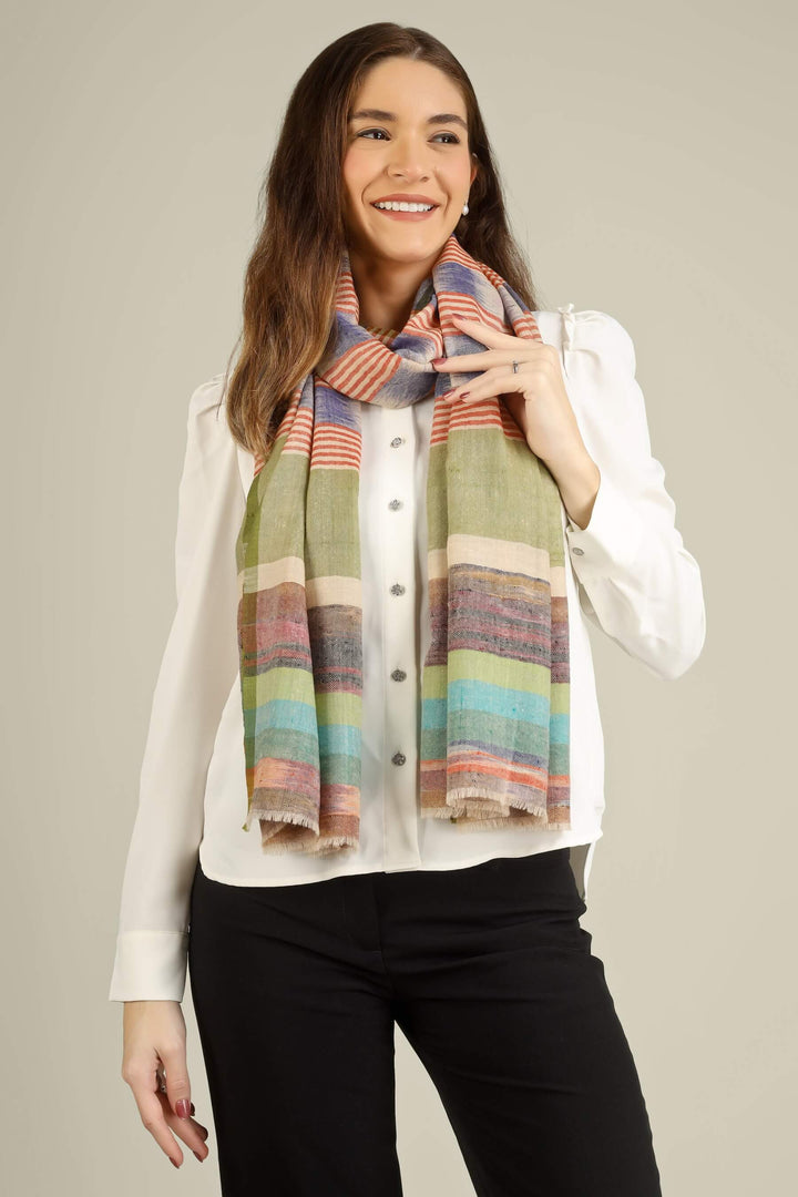 Spun from fine Kashmiri cashmere pashmina, this stole feels featherlight on the shoulders yet offers gentle warmth for travel, evenings out, and long workdays.
    
      | pashmina shawls online | authentic Kashmiri pashmina shawl online | pure pashmina shawl online | original GI certified pashmina shawl online | luxury men's pashmina shawl online from Kashmir | where to buy online pure pashmina in India
    
    | GI Tag Certified - Government-verified authentic Kashmiri Pashmina
    | G20 Official Partner - Selected by India for G20 Summit gifting
    | Handicraft Registered - Official recognition of traditional craftsmanship
    | Certificate of Authenticity - Every purchase includes GI certification