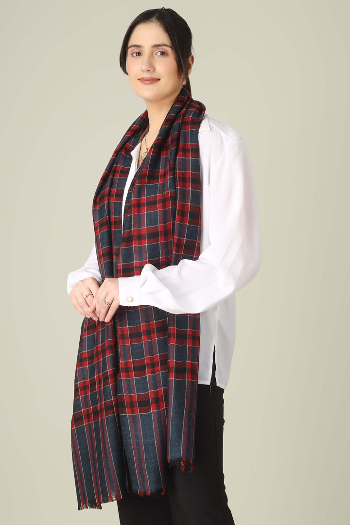 Red & Navy Check Ghazala Pure Pashmina Stole
    
      | pashmina shawls online | authentic Kashmiri pashmina shawl online | pure pashmina shawl online | original GI certified pashmina shawl online | luxury men's pashmina shawl online from Kashmir | where to buy online pure pashmina in India
    
    | GI Tag Certified - Government-verified authentic Kashmiri Pashmina
    | G20 Official Partner - Selected by India for G20 Summit gifting
    | Handicraft Registered - Official recognition of traditional craftsmanship
    | Certificate of Authenticity - Every purchase includes GI certification