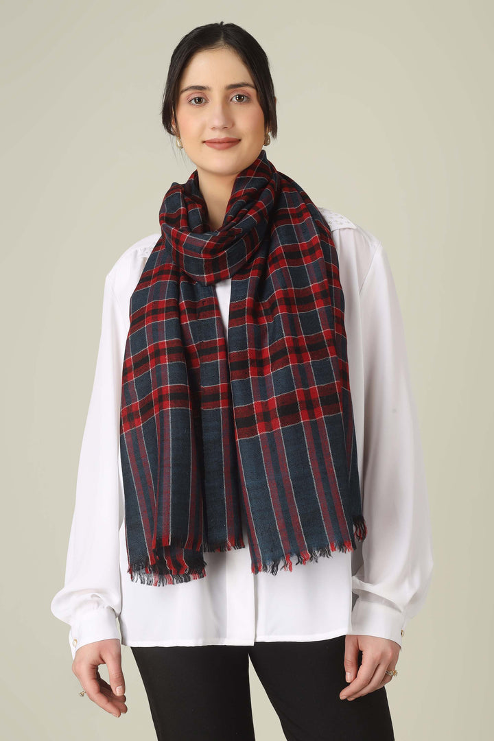 Red & Navy Check Ghazala Pure Pashmina Stole
    
      | pashmina shawls online | authentic Kashmiri pashmina shawl online | pure pashmina shawl online | original GI certified pashmina shawl online | luxury men's pashmina shawl online from Kashmir | where to buy online pure pashmina in India
    
    | GI Tag Certified - Government-verified authentic Kashmiri Pashmina
    | G20 Official Partner - Selected by India for G20 Summit gifting
    | Handicraft Registered - Official recognition of traditional craftsmanship
    | Certificate of Authenticity - Every purchase includes GI certification