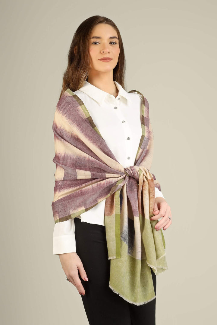 pashmina stole features soft mauve and blush blocks on a warm ivory base, arranged in wide, painterly vertical panels that flatter every skin tone
    
      | pashmina shawls online | authentic Kashmiri pashmina shawl online | pure pashmina shawl online | original GI certified pashmina shawl online | luxury men's pashmina shawl online from Kashmir | where to buy online pure pashmina in India
    
    | GI Tag Certified - Government-verified authentic Kashmiri Pashmina
    | G20 Official Partner - Selected by India for G20 Summit gifting
    | Handicraft Registered - Official recognition of traditional craftsmanship
    | Certificate of Authenticity - Every purchase includes GI certification