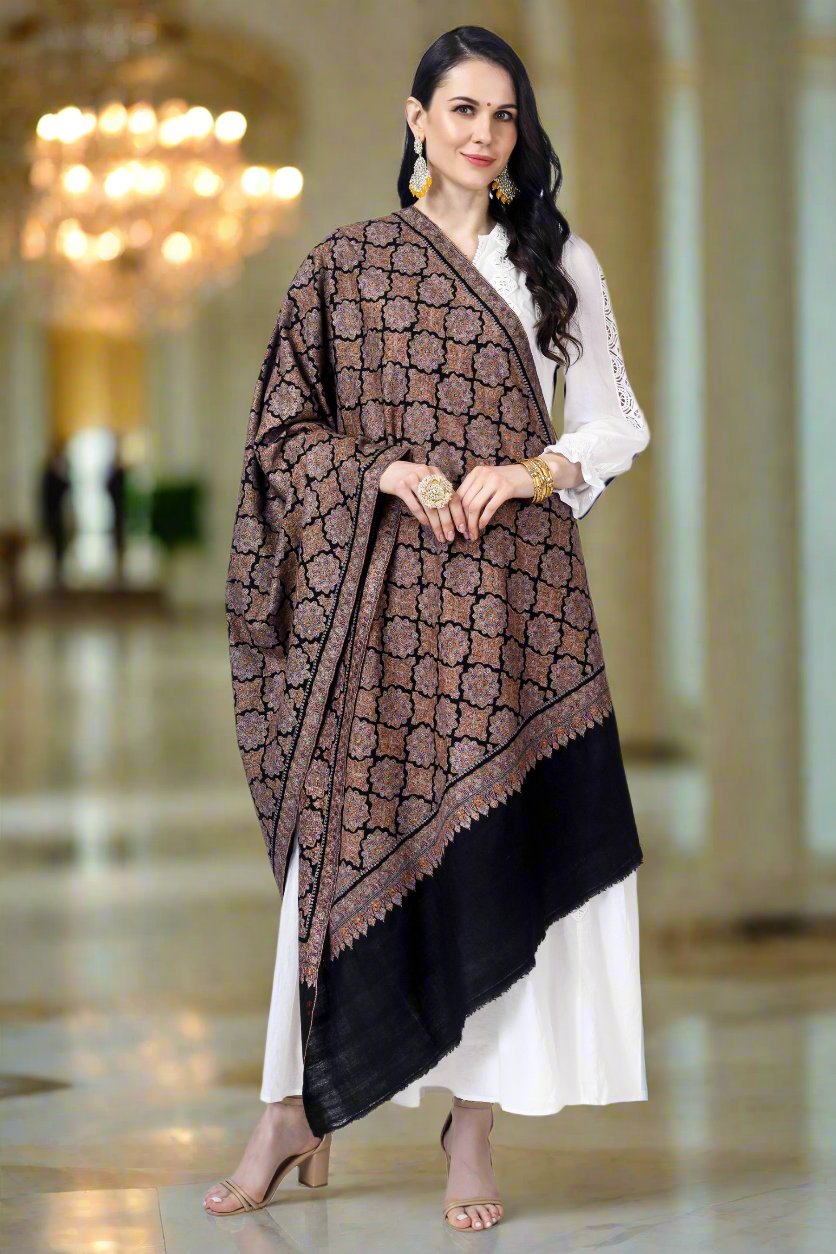 pure pashmina shawls ,GI tag shawls, pashmina shawls from kashmir, pure pashmina shawls online