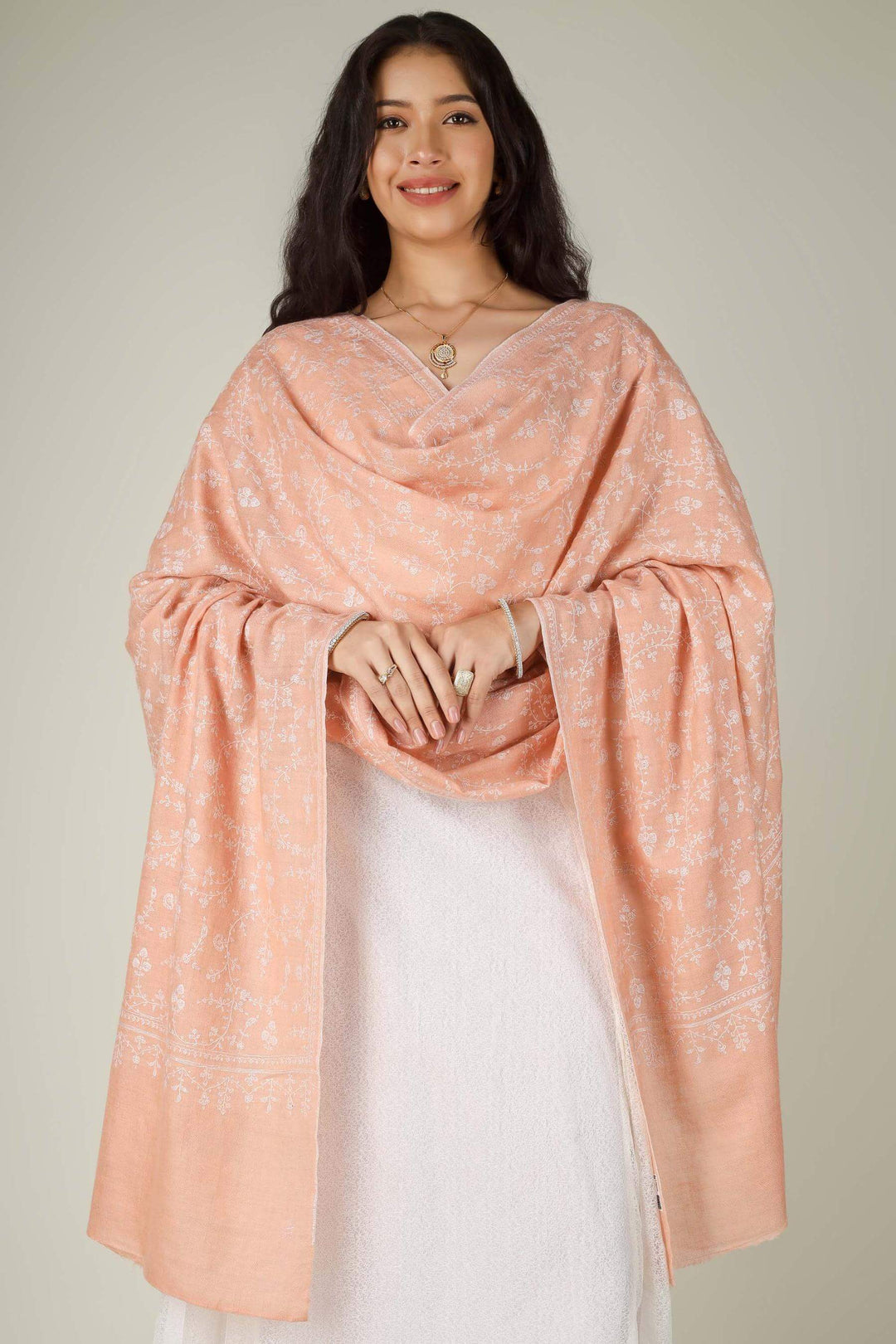 GI-tagged shawl is a testament to timeless elegance and ethical craftsmanship. We offer guaranteed authenticity and free worldwide shipping,