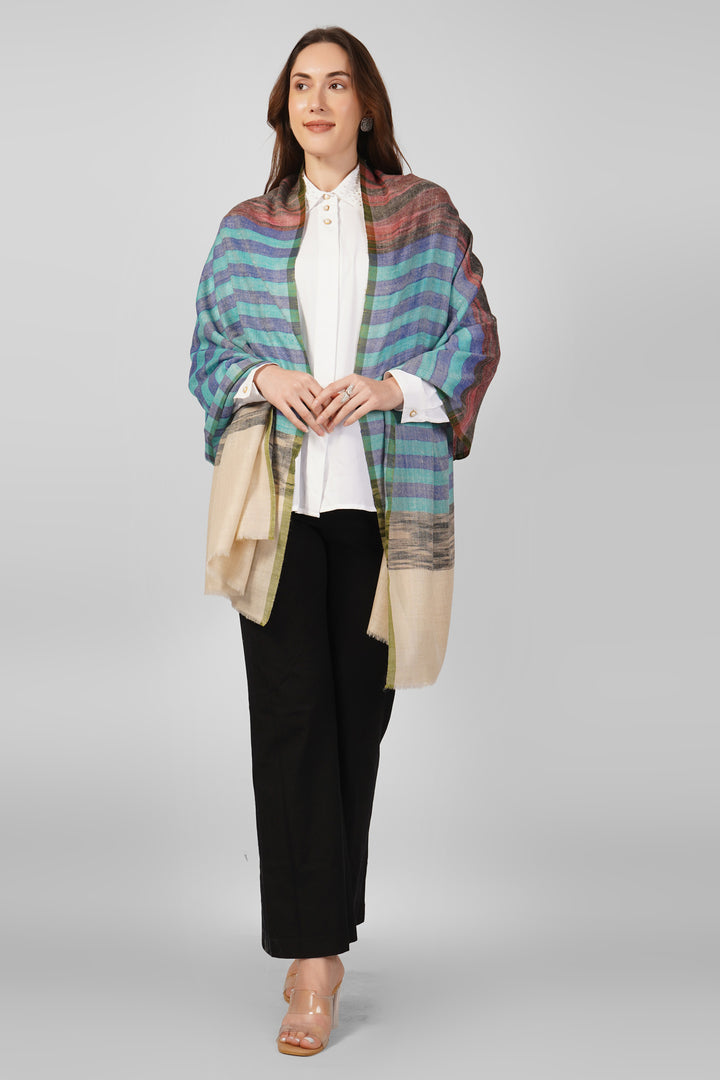 Handmade Multicolor Pashmina Stoles Online – Blue, Green, Red & Taupe Checks
  Add a burst of color and sophistication to your ensemble with this Multicolor Checkered Pashmina Stole, handwoven in Kashmir from pure, fine pashmina wool
    
      | pashmina shawls online | authentic Kashmiri pashmina shawl online | pure pashmina shawl online | original GI certified pashmina shawl online | luxury men's pashmina shawl online from Kashmir | where to buy online pure pashmina in India
    
    | GI Tag Certified - Government-verified authentic Kashmiri Pashmina
    | G20 Official Partner - Selected by India for G20 Summit gifting
    | Handicraft Registered - Official recognition of traditional craftsmanship
    | Certificate of Authenticity - Every purchase includes GI certification