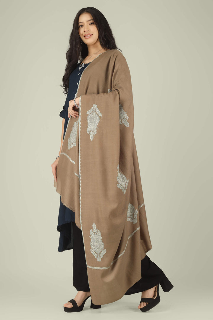 Experience the organic luxury of Kepra’s Toosh-Colored GI Certified Pashmina Bootidaar Shawl. Hand-spun from 100% undyed, high-altitude pashm, this earth-toned masterpiece
    
      | pashmina shawls online | authentic Kashmiri pashmina shawl online | pure pashmina shawl online | original GI certified pashmina shawl online | luxury men's pashmina shawl online from Kashmir | where to buy online pure pashmina in India
    
    | GI Tag Certified - Government-verified authentic Kashmiri Pashmina
    | G20 Official Partner - Selected by India for G20 Summit gifting
    | Handicraft Registered - Official recognition of traditional craftsmanship
    | Certificate of Authenticity - Every purchase includes GI certification