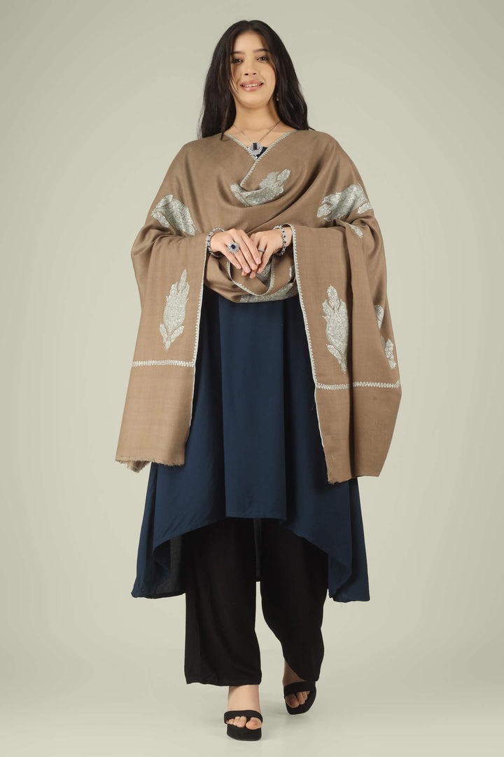 Experience the organic luxury of Kepra’s Toosh-Colored GI Certified Pashmina Bootidaar Shawl. Hand-spun from 100% undyed, high-altitude pashm, this earth-toned masterpiece
    
      | pashmina shawls online | authentic Kashmiri pashmina shawl online | pure pashmina shawl online | original GI certified pashmina shawl online | luxury men's pashmina shawl online from Kashmir | where to buy online pure pashmina in India
    
    | GI Tag Certified - Government-verified authentic Kashmiri Pashmina
    | G20 Official Partner - Selected by India for G20 Summit gifting
    | Handicraft Registered - Official recognition of traditional craftsmanship
    | Certificate of Authenticity - Every purchase includes GI certification