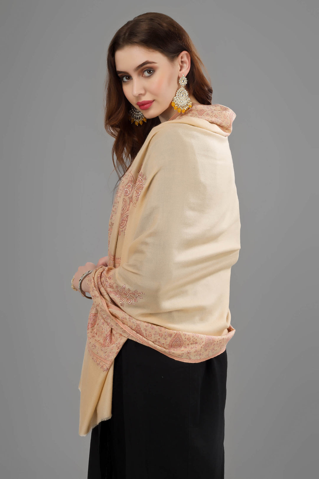 "Pashmina | Shop Authentic GI Certified Kashmiri Pashmina Shawls | Handmade Kani Shawls and Pure Cashmere Wraps Online from India"