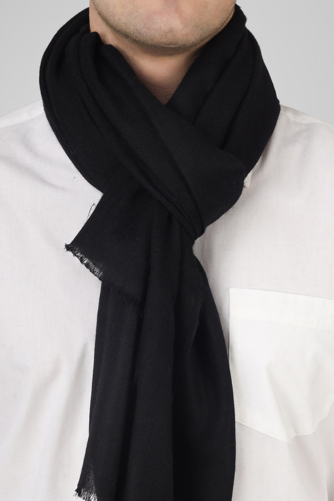  BLACK MEN PASHMINA STOLE : these are ideal for giving any ensemble a dash of refinement and charm. 