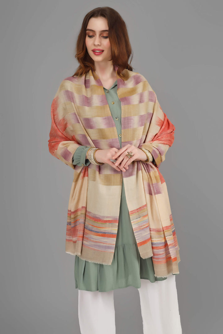 "Pashmina Shawls | Buy GI Certified Authentic Kashmiri Pashmina Online | Handmade Kani Shawls and Luxury Cashmere Wraps from Kashmir, India"