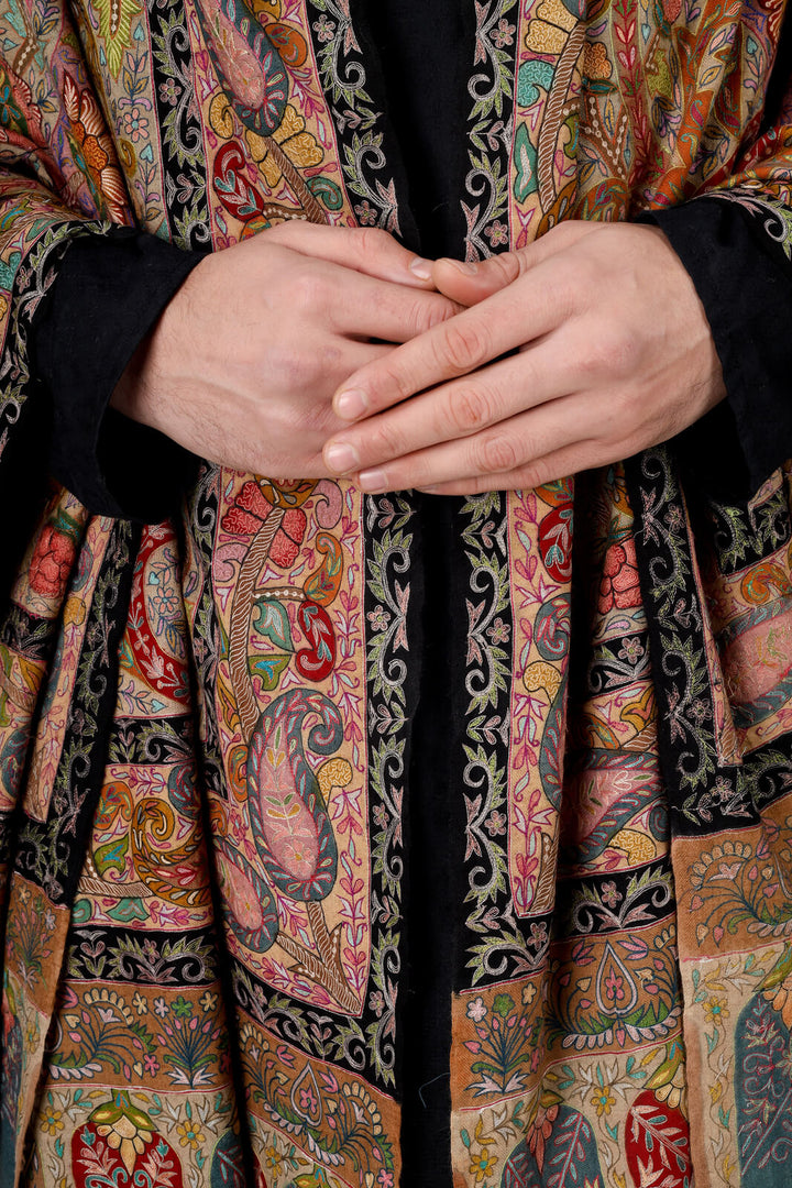 Kalamkari Pashmina mughal Mens Shawls