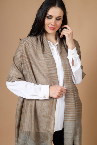 Designer Ikkat Pashmina  Stole