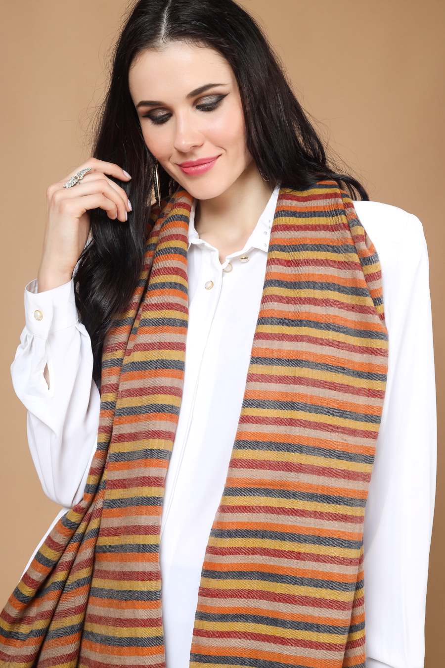 Natural Designer Pashmina Stole