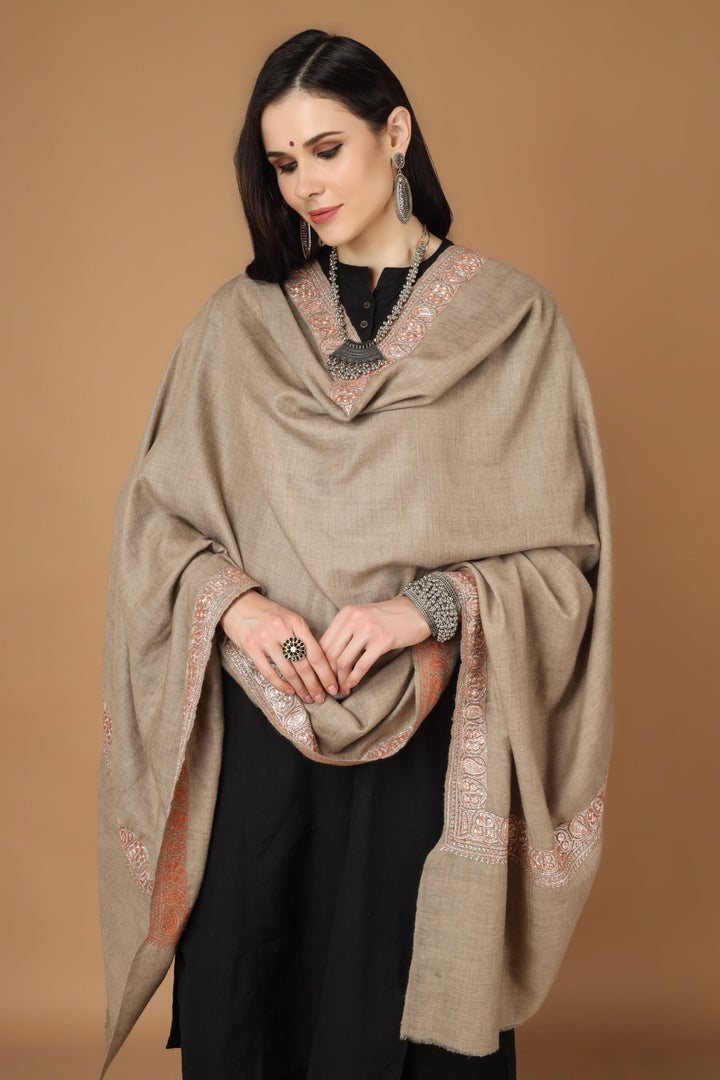 "Pure GI-Certified Pashmina Shawl Price in Kashmir | Original Kashmiri Pashmina Wool Shawls for Women | Handwoven Pashmina Shawls Online at Kepra | Your Search Ends Here"