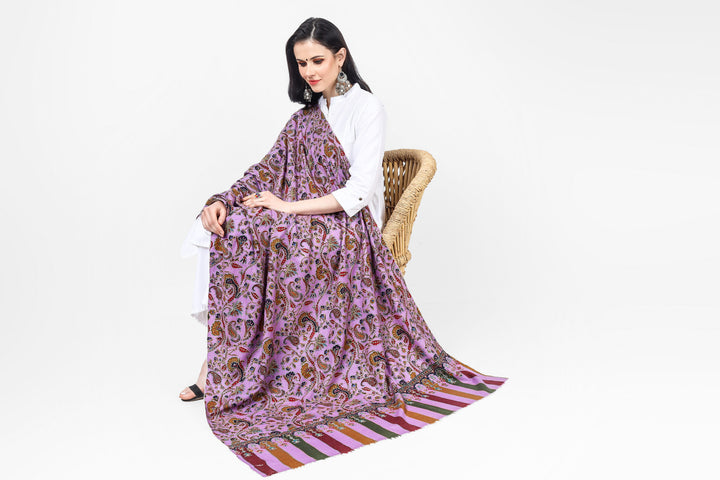 Pashmina Lavender Kalamkari shawl
    
      | pashmina shawls online | authentic Kashmiri pashmina shawl online | pure pashmina shawl online | original GI certified pashmina shawl online | luxury men's pashmina shawl online from Kashmir | where to buy online pure pashmina in India
    
    | GI Tag Certified - Government-verified authentic Kashmiri Pashmina
    | G20 Official Partner - Selected by India for G20 Summit gifting
    | Handicraft Registered - Official recognition of traditional craftsmanship
    | Certificate of Authenticity - Every purchase includes GI certification
