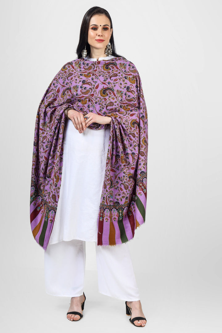 Pashmina Lavender Kalamkari shawl
    
      | pashmina shawls online | authentic Kashmiri pashmina shawl online | pure pashmina shawl online | original GI certified pashmina shawl online | luxury men's pashmina shawl online from Kashmir | where to buy online pure pashmina in India
    
    | GI Tag Certified - Government-verified authentic Kashmiri Pashmina
    | G20 Official Partner - Selected by India for G20 Summit gifting
    | Handicraft Registered - Official recognition of traditional craftsmanship
    | Certificate of Authenticity - Every purchase includes GI certification