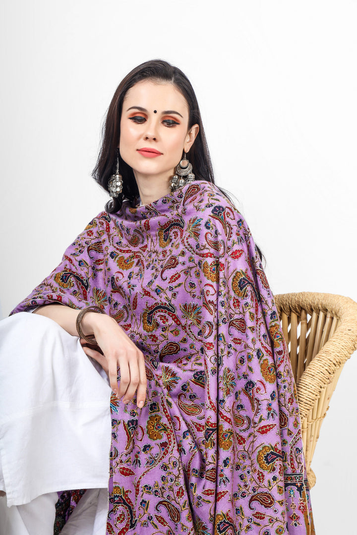 Pashmina Lavender Kalamkari shawl
    
      | pashmina shawls online | authentic Kashmiri pashmina shawl online | pure pashmina shawl online | original GI certified pashmina shawl online | luxury men's pashmina shawl online from Kashmir | where to buy online pure pashmina in India
    
    | GI Tag Certified - Government-verified authentic Kashmiri Pashmina
    | G20 Official Partner - Selected by India for G20 Summit gifting
    | Handicraft Registered - Official recognition of traditional craftsmanship
    | Certificate of Authenticity - Every purchase includes GI certification