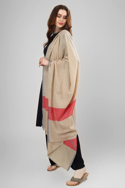 pashmina multiple color stripes shawl